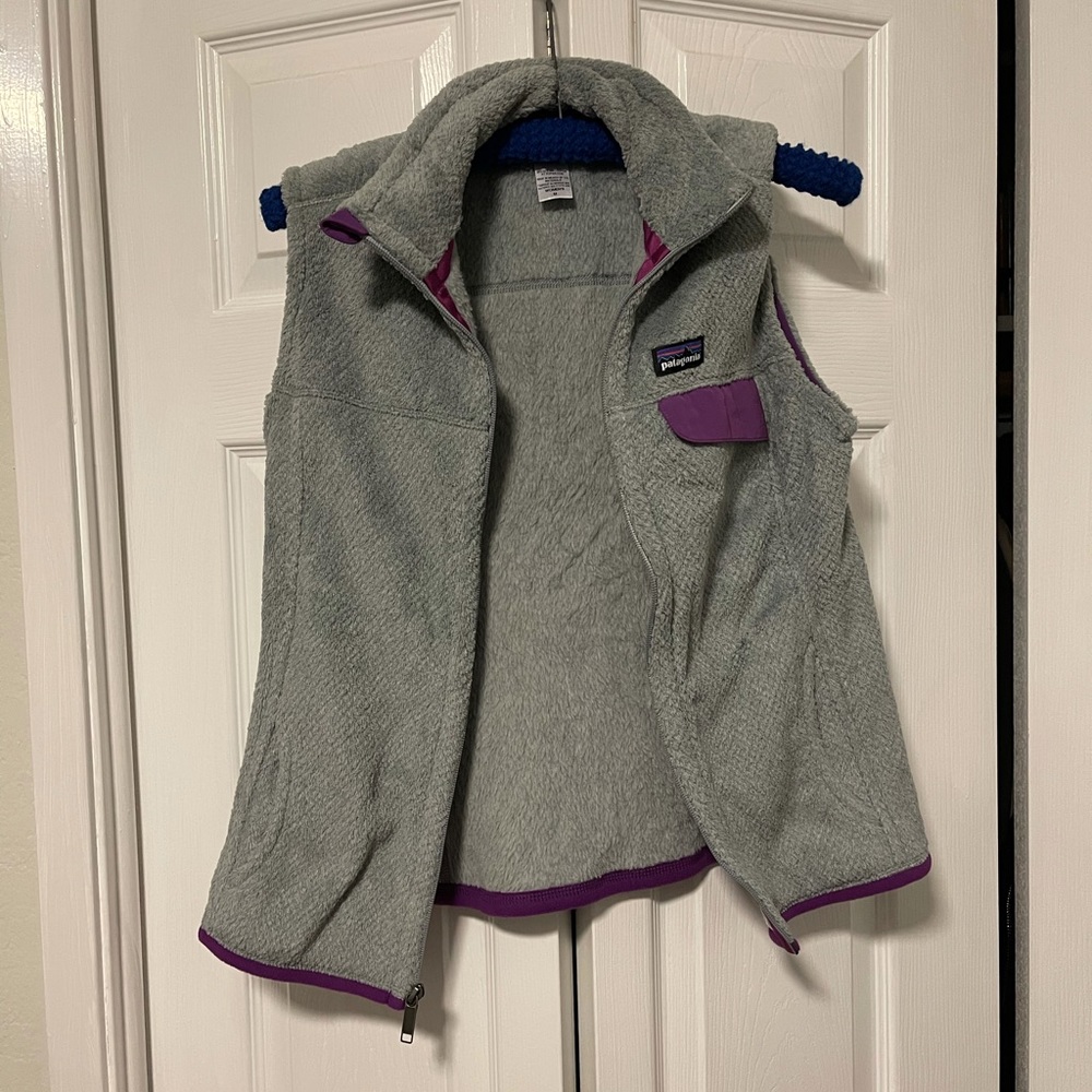 Gray cozy Patagonia vest